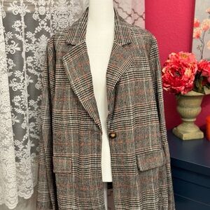 houndstooth blazer